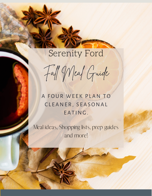 4 Week Fall Meal Guide